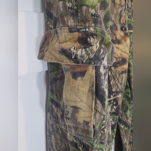 Fieldstaff Mossy Oak Obsession Camo Hunting Pants Adjustable Side Tabs Sz 40X31 - Picture 6 of 16